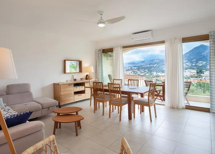 Alivi - Appt Climatise Avec Vue Et Montagne * LʼÎle-Rousse